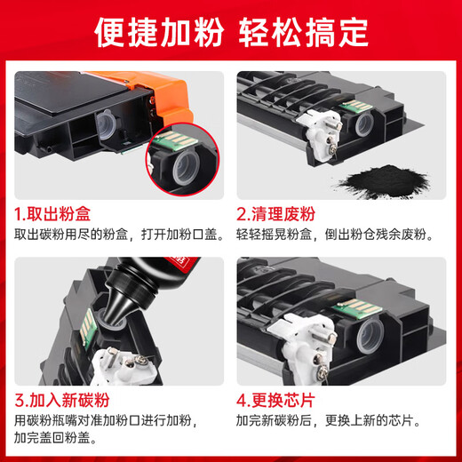 El color de Zhenyin es adecuado para Lisichen GA3028DN Polvo Box 7029 3032DN SP1800 GA7030DN Cartucho de tóner de tóner DR328U Páginas de batería