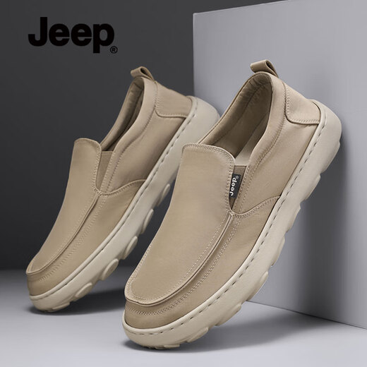 Jeep Casual Shoes для мужчин в летнем новом стиле дышащая мягкая подошва однофуточная ботин