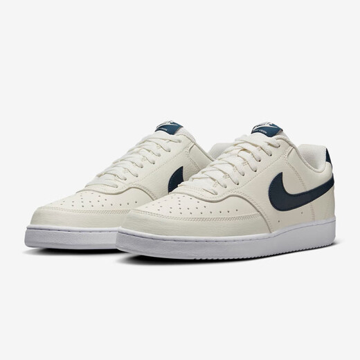 
Nike (NIKE) men's shoes 2025 winter new Court classic simple version Air Force One lightweight low top sports casual shoes HQ4867-101 Sail White Ordnance Deep Sea Blue 43