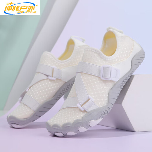 He Yangyu deadlift shoes, super non-slip indoor fitness shoes for men and women, jump rope shoes, yoga Pilates, barefoot comprehensive training shoes, deep B1001 white, non-slip shock absorption, 35 standard sports shoe size