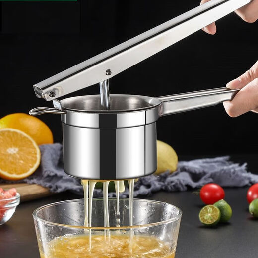 Quanshi 304 stainless steel manual juicer juicer orange juice machine squeezer lemon juicer clamp fruit mud press