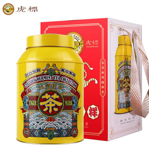 虎标乌龙茶 武夷岩茶肉桂 一级288g中火中国香港品牌礼盒装送礼