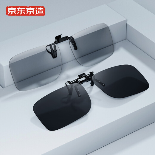 Made in Tokyo, day and night photochromic sunglasses clip-on sunglasses clip-on driving mirror night vision clip-on square for myopia