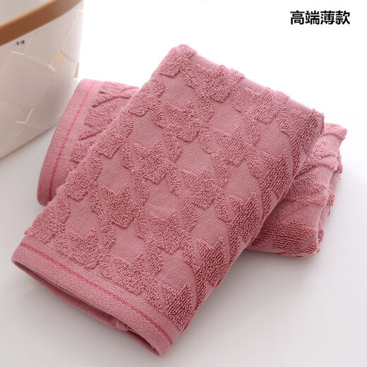 Tiaotiao thin towels pure cotton 100% cotton for adults and children to wash face and bathe at home, soft, water-absorbent, non-shedding, skin-friendly and comfortable 6 pieces (5004) soft, water-absorbent, skin-friendly and non-shedding, 73x33cm single 75g 100% cotton