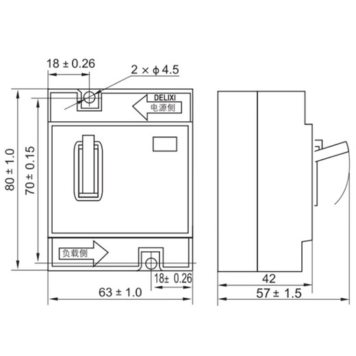 DELIXI DZL18-32F/1 32A household leakage circuit breaker leakage protector single button ordinary DZL18-32F 32A