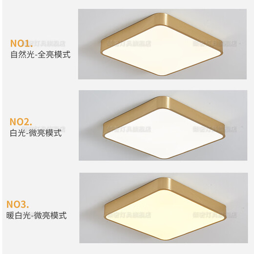 Nuevo producto Lámpara de balcón de cobre completo Techo 2024 NUEVA Lámpara de alero Entrada de entrada Hall de entrada Luz al aire libre X3893-400-90 vatios Luz de tres colores