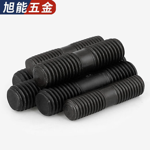 Bingneng 45 steel double-headed bolt double-headed screw double-headed screw screw tooth rod two threads equal to long tooth rod mm M22*18045 steel double head 1