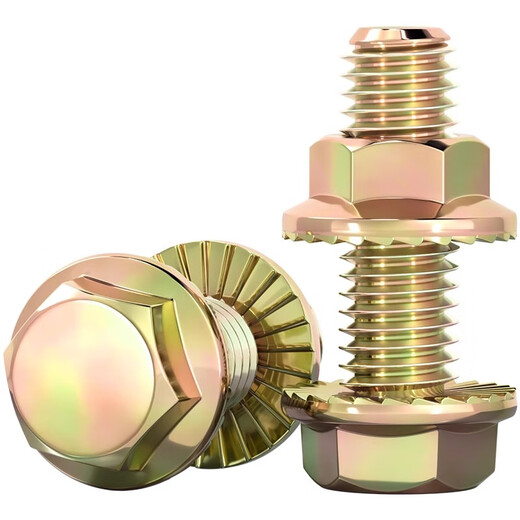 Tianzhuo Hardware national standard 10.9 grade high strength flange surface screw nut set external hexagonal padded bolt M6M8M10M12mm M8*20 5 sets