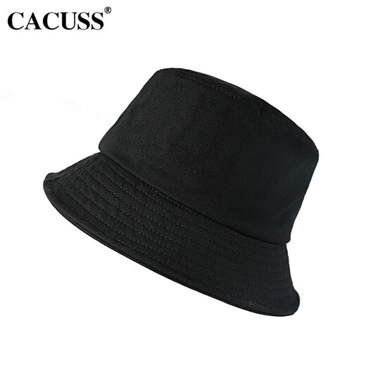 CACUSS hat for men and women in all seasons UV protection fisherman hat basin hat wide brim sun protection sun hat outdoor black and medium