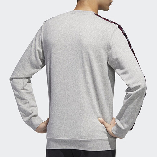 Adidas men's spring sportswear running training fitness breathable comfortable printed casual long-sleeved T-shirt GN6853 HJ9926 M