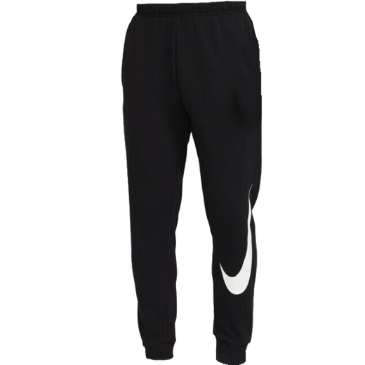 Nike (Nike) Pantalones de chándal Pantallas de hombres 2025 Spring New Fitness entrenamiento para correr pantalones informales Cómodos Pantalones largos transpirables FQ6996-010 Black Knitt XL