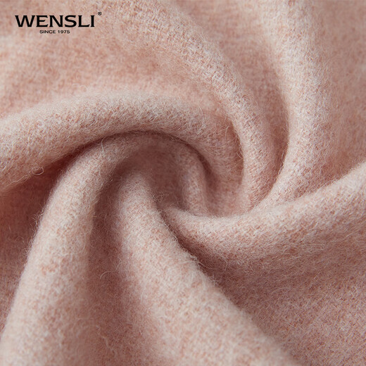 Wanshili Wensli Wolle Schal Frauen Winterstil verdickte Schal Red Schal Geschenkbox für Mutter Chunjing Pink