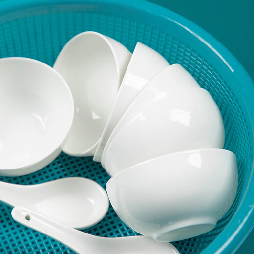 Camellia vegetable washing basket drain basket plastic thickened water filter sieve kitchen living room fruit basin basket vegetable basin 30cm green