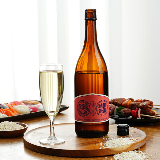苏州桥 精酿米酒  6度 730ml×1 低度微醺  清爽纯糯米酒  