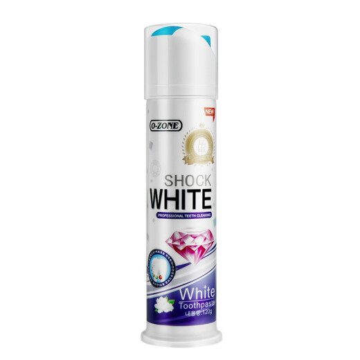 
O-ZONE (O-ZONE) South Korea imported 9928 press toothpaste baking soda fresh mint flavor cleansing teeth bright white breath-removing pearl diamond pearl porcelain hundred-pearl porcelain clean