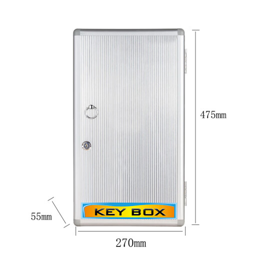 Xinfa (TRNFA) H-1048 48-bit key box with lock Aluminum alloy Key management box/key box/key cabinet wall-mounted/key card with key plate Office stationery