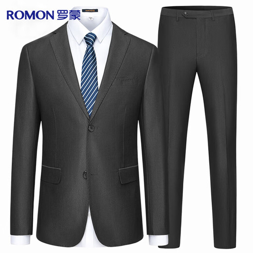 Luo Meng suit men's slim professional formal suit business groomsmen suit groom suit wedding dress men's suit