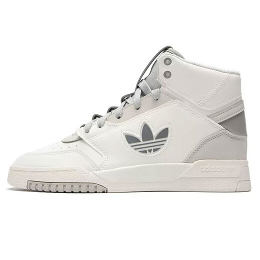 Adidas Clover Chaussures hautes Chaussures pour femmes 2025 Été Nouvelles chaussures de sport Drop étals w léger et à la mode IF2694 Gris et blanc 37 (230 mm)