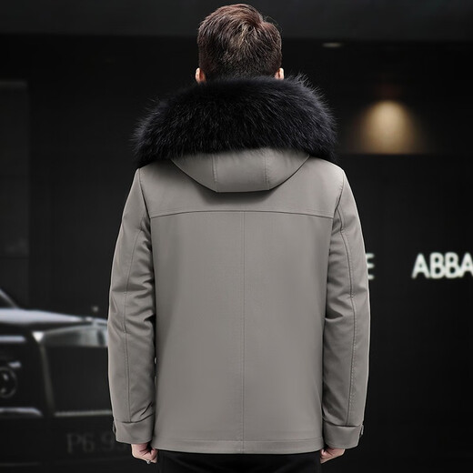 Noletia New Parka Mink Inner Inner Long Longitud Media Mink Coat Fur Integrated Fur Chaqueta Beige Mink Mink Inner Liner 175xl