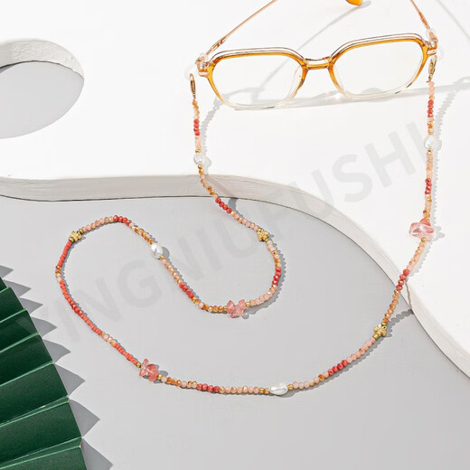 Chuanjitian glasses chain, women, creative color series gravel glasses rope, women's sunglasses anti-loss neck, reading glasses chain, color