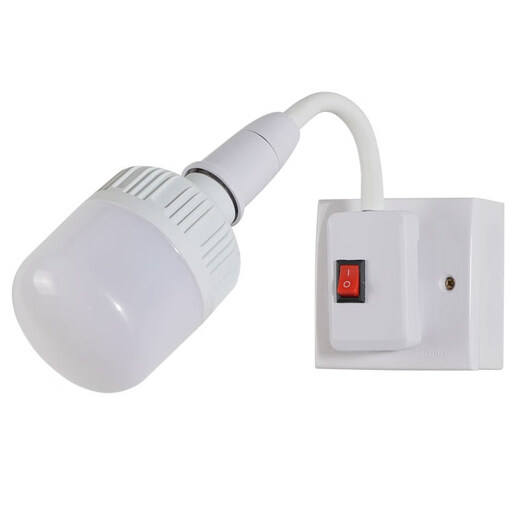 Aoyanlai lamp that does not require wiring Internet celebrity table lamp wall bedroom wall lamp no wiring plug-in no punching lighting festival two-hole remote control socket + 15W white light remote control switch