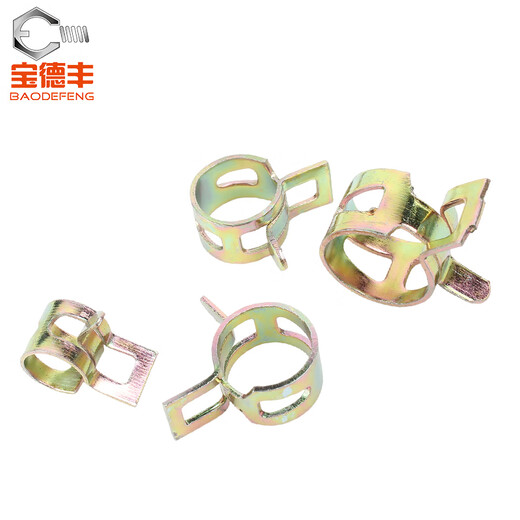 
Baodefeng elastic clamp steel belt hoop spring steel clamp hand pinch hose water pipe oil pipe hose manganese steel clamp Q673 M16x10x1 (20 pieces)