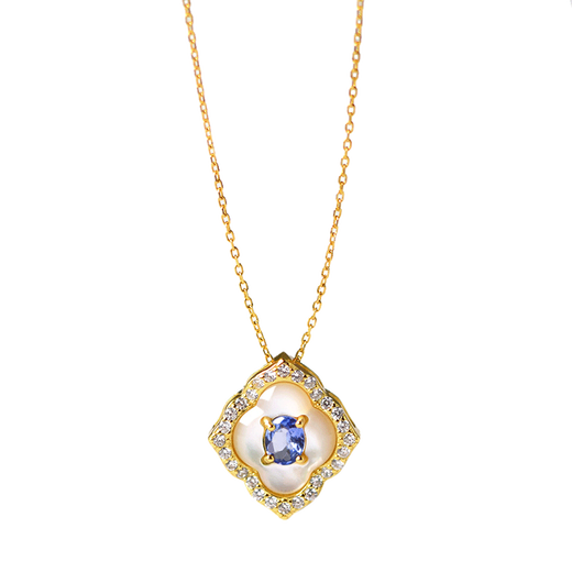 Jun Kiss Tanzanite Pendant Women's s925 Silver Tanzanite Bare Stone Bracelet Bracelet Accessories Tanzanite Necklace Clavicle Chain Necklace 03#s925 Silver Tanzanite Pendant (With Silver Chain)