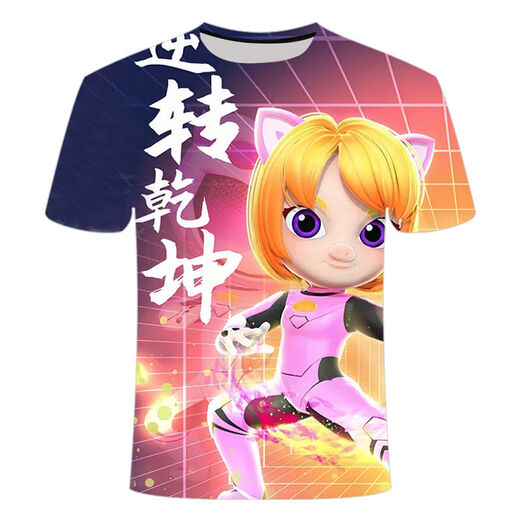 Taizai Pig Hero Clothes 2023 Nueva serie Hot 3D Camiseta de moda impresa de moda TC1585 TC1585 Niños 120 25-35Jin [Jin iguala 0.5 kg]