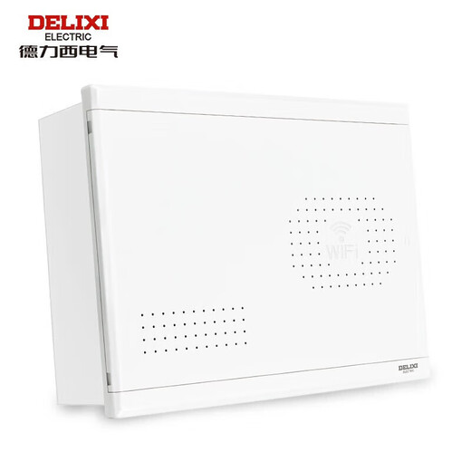 德力西（DELIXI）弱电箱配电箱光纤信息箱集线箱暗装400*300*120 带排插