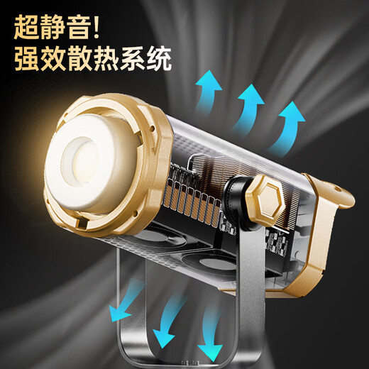 Jimantu live broadcast fill light 300W professional COB photography lamp indoor studio shooting live broadcast room spherical lamp deep mouth parabolic soft box video shooting sun lamp single lamp set