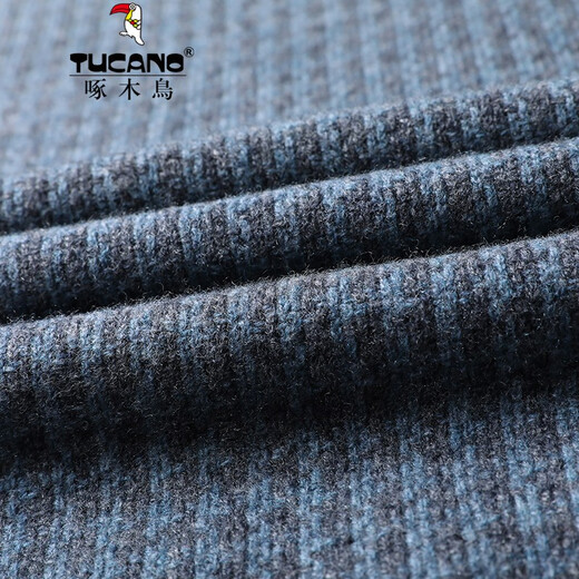 
Woodpecker (TUCANO) cardigan men's thick pure wool men's sweater winter middle-aged and young people loose solid color round neck pullover knitted base shirt G15905m camel M (165)