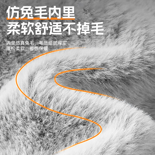 李宁围脖男骑行面罩护脸保暖护颈防寒巾脖套防风冬季加绒装备头套挂耳
