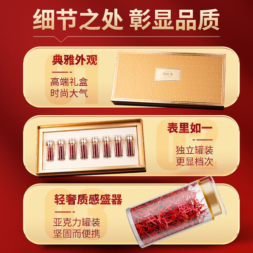 Juhetai Tibetan saffron gift box 8 cans of 8 cans of gifts for mothers on National Day and Mid-Autumn Festival