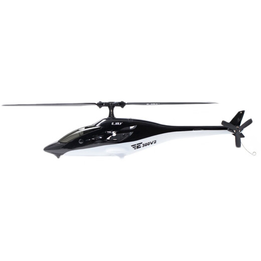 Vier-Wege-Fernbedienung privater Hubschrauber 300V2 Flying Shark Drone Aircraft Model Aircraft Real Aircraft Stable und Fall-Resistant Toys 2 Sätze Propeller offizieller Standardkonfiguration