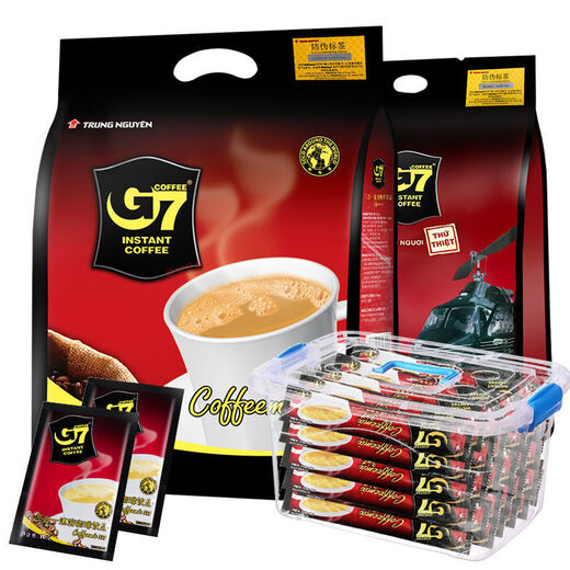 G7 Vietnam Zhongyuan G7 + Weller Cat Shit + OWL Instant Coffee Combination Pack Extra-Strong Original Three-in-One Instant Coffee. Three combinations, a total of 90 pieces. Free mixing cup.
