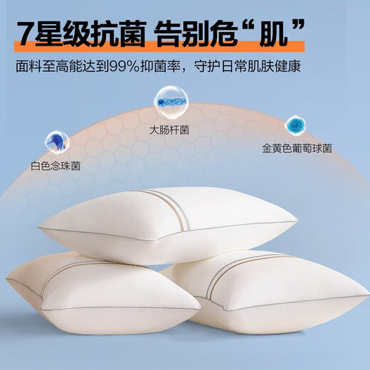 Mercury home textile pillow, multi-functional, waterproof, oil-proof, anti-fouling, Class A, antibacterial, anti-mite, washable, hotel home pillow, three-proof, washable, high style/Class A, single