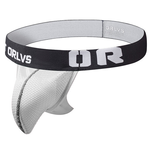 Please Confidential Shipping GAY Underwear Men's Strapless Thong Hollow See-through Mesh Exposed Buttocks T L 152 Mesh White