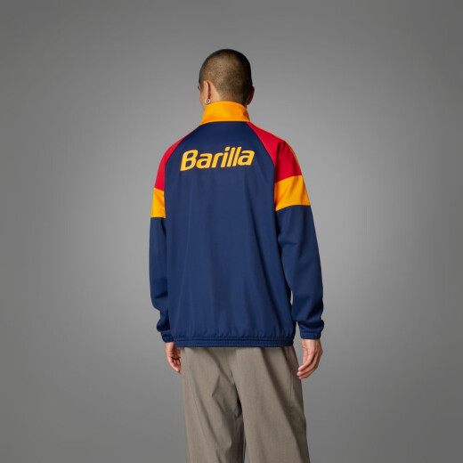 
adidas Roman football casual culture retro stand collar jacket men's clothing adidas official IT3878 deep indigo XL