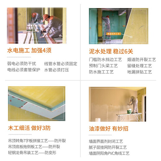 Huameile full-package home decoration company JD Alliance full-package repair whole house old house renovation design renderings