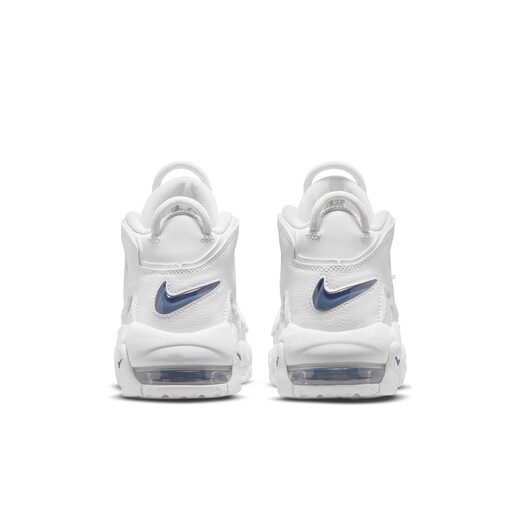 耐克（NIKE）官方男女童UPTEMPO大童运动鞋缓震部分皮面个性DH9719 100白/深藏青/白/深藏青 39