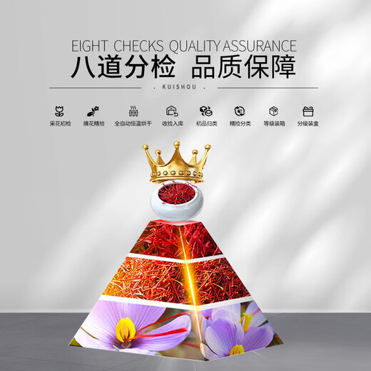 Authentic Shanghai Chongming Saffron New Flowers, Extra Saffron Fat Donglai Quality Saffron Authentic Saffron, Excellent Souvenir 1.6g