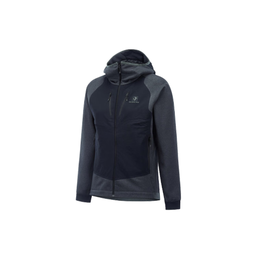 
BLACKYAK Autumn and Winter Women's Outdoor Leisure Knitted Stretch Brushed Jacket FLW686 Black Gray S(160)