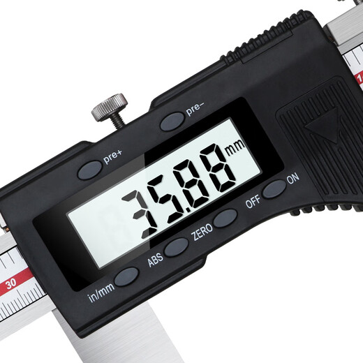 Three-quantity large-range digital display caliper 1.5 meters 2 meters high-precision stainless steel large-range oil vernier caliper 0-500-600-1000mm JDV23 range 0-300mm claw length 100mm