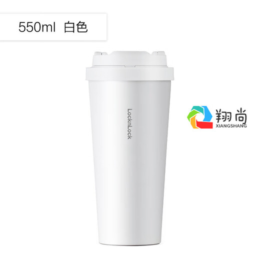 LOCK&LOCK乐扣乐扣保温杯女生高颜值咖啡杯316L不锈钢水杯男杯子LHC3271 400ml 白色 常规