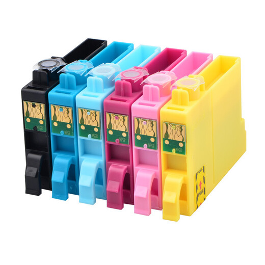Golden Seal T0851 Cartuchos de tinta adecuados para Epson Epson 85n Stylus Photo 1390 Instinterina Instinidad R330 Ink T0851-56 Set de cartucho de tinta de seis colores