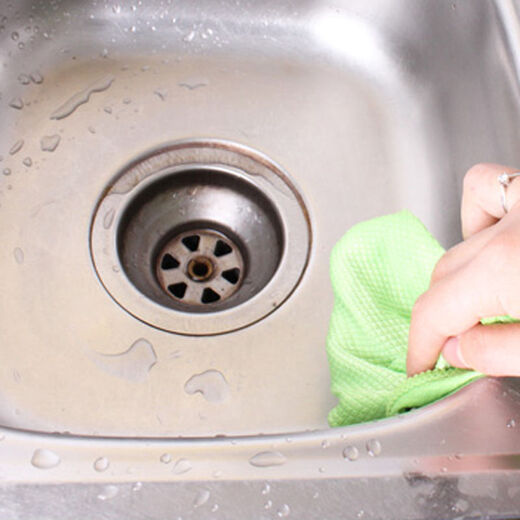 Carole fish scale rag thickened and enlarged rag kitchen large dishwashing handkerchief glass scouring pad cleaning cloth hotel dishwashing 4 pieces 50*40cm