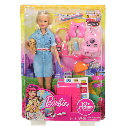 [70% neuf] Barbie (Barbie) Toys Girls Girls Girls Toys Toys Little Princess Doll Dress Up Doll - Barbie FWV25 dans Barbie Travel