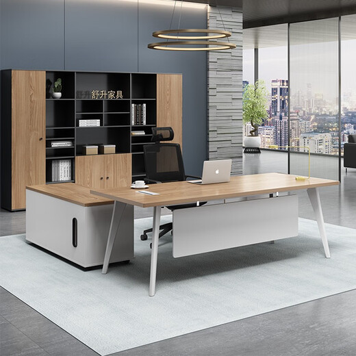 Shuxuan Boss Desk Simple Modern Office Furniture President Desk Office Desk Manager Office Chair Supervisor Desk 1.4*0.7 Meter Boss Desk (Single Table)