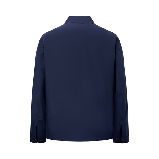 YOUNGOR Cotton Jacket Men's Lapel Short Cotton Jacket Polyester Fiber Removable Liner Men's Top Jacket Navy VMCJ429974FQA M 170/92A