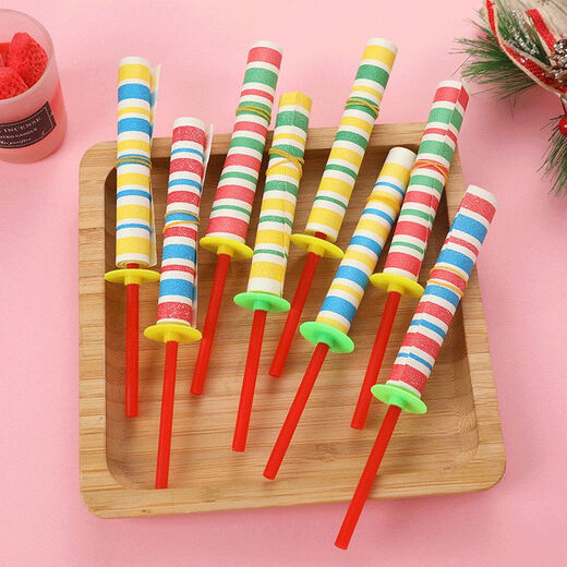 Coolle Ding Ding Children's Magic Sticks juguetes retráctiles de barra retráctil regalos tradicionales de kindergarten regalos de premio para niños post-8090 modelo medio [130 cm de omisión de largo] [10 paquetes]